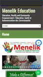 Mobile Screenshot of menelikeducation.info